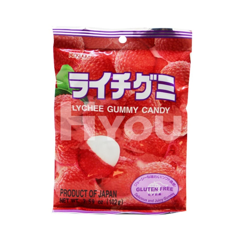 Kasugai Gummy Candy Lychee Flavour 108G ~ Confectionery