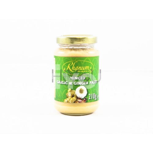 Khanum Minced Garlic And Ginger Paste 210G ~ Sauces