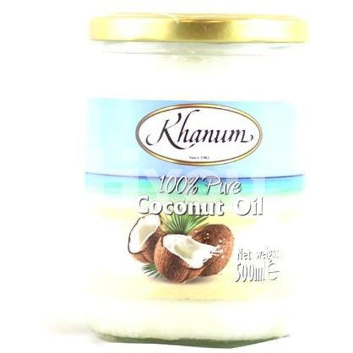Khanum Pure Coconut Oil 500Ml ~ Vinegars & Oils