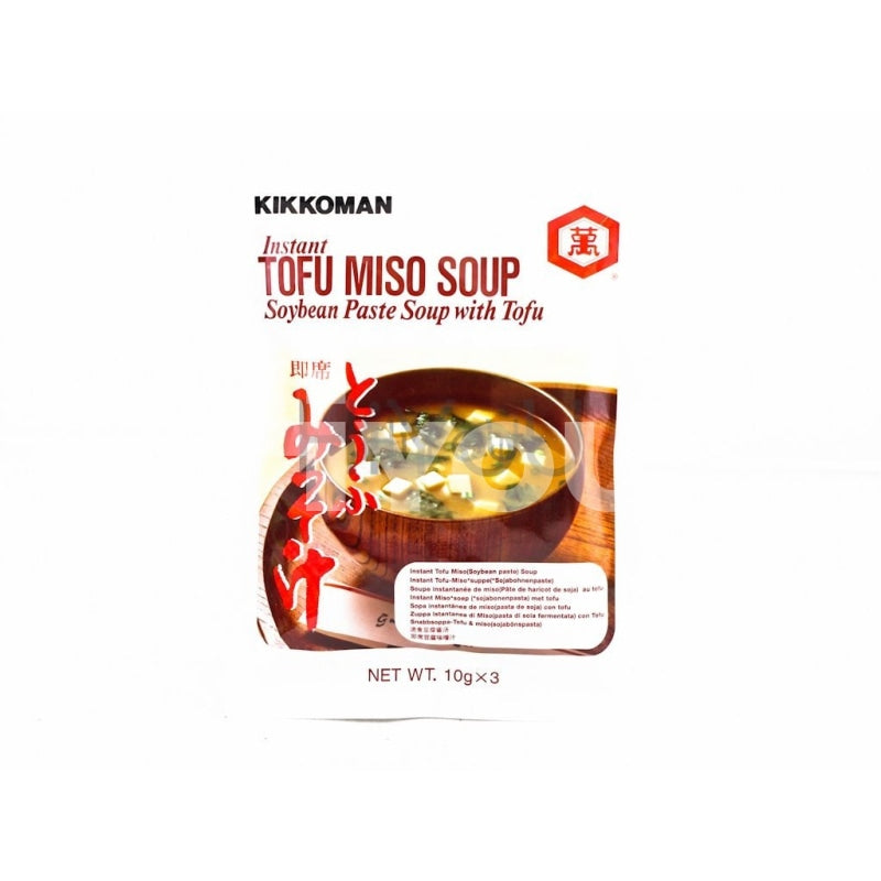 Kikkoman Instant Tofu Miso Soup Paste 3X10G ~ & Stock