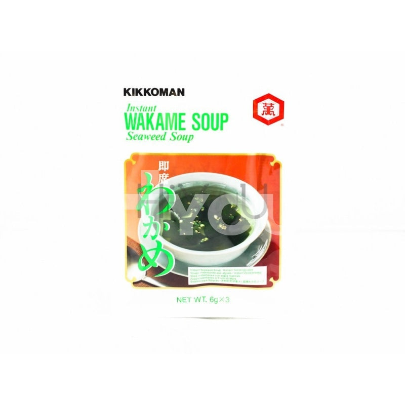 Kikkoman Instant Wakame Soup Seaweed 3X10G ~ & Stock