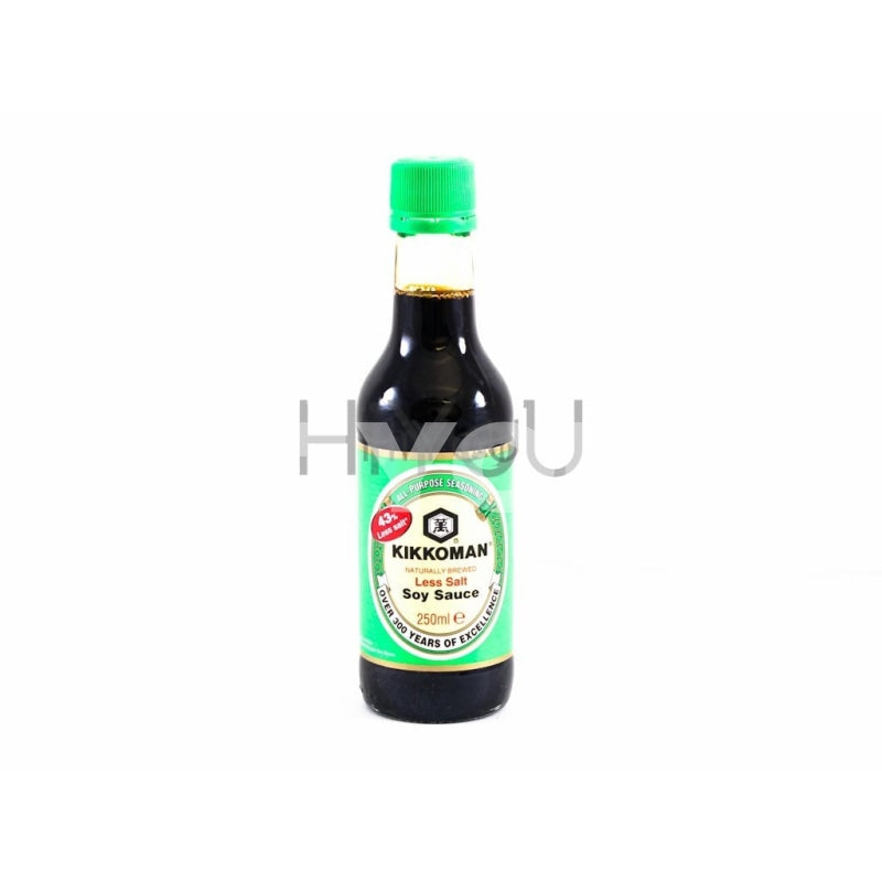 Kikkoman Less Salt Soy Sauce 250Ml ~ Sauces