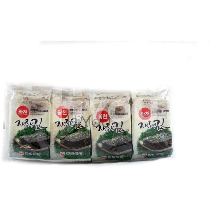 Kwangcheon Seasoned Roasted Seaweed 8X5G ~ Snacks