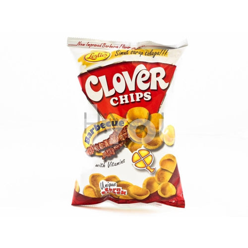 Leslies Clover Chips Bbq Flavour 85G ~ Snacks
