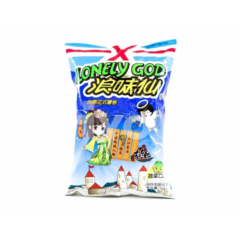 Lonely God Crackers Vegetable Flavour 70G ~ Snacks