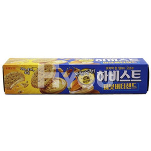 Lotte Havest Biscuits Peanut Butter Flavour 91G ~ Snacks