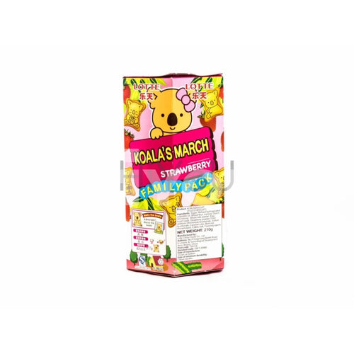 Lotte Koalas March Strawberry Family Pack 210G ~ Snacks
