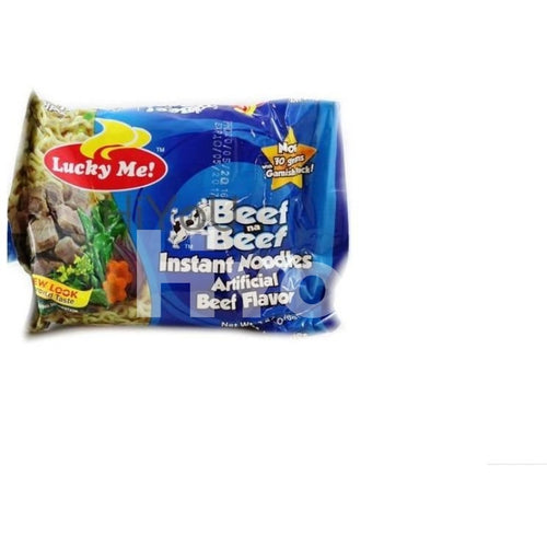Lucky Me Instant Beef Flavour Noodles 70G ~