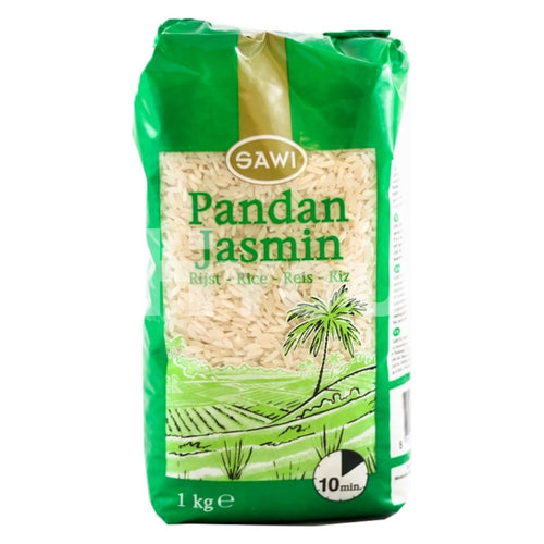 Mali Flower Brand Pandan Jasmine Rice 1Kg ~ Sawi