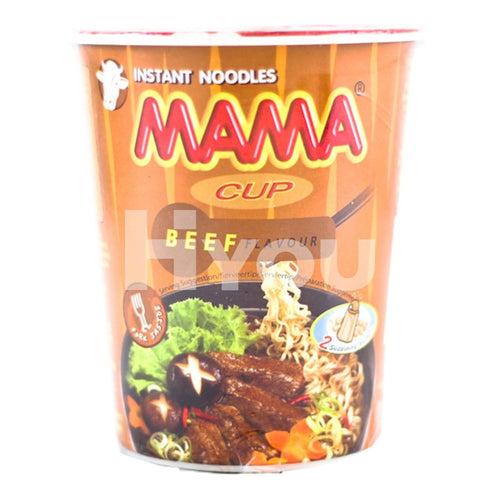 Mama Cup Noodle Beef 70G ~ Instant