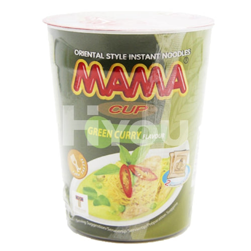 Mama Cup Noodle Green Curry 70G ~ Instant
