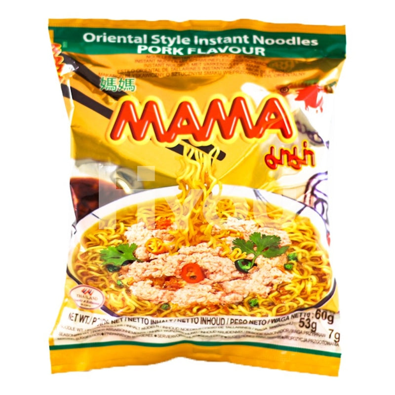 Mama Oriental Style Instant Noodle Pork Flavoured 60G ~