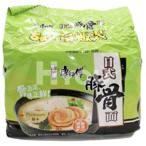 Master Kong Instant Noodle Pork Soup Flavour 5X102G ~