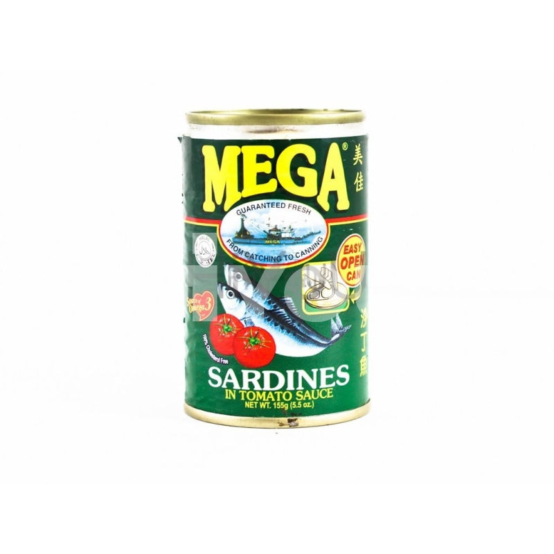 Mega Sardines In Tomato Sauce 155G ~ Tinned Food