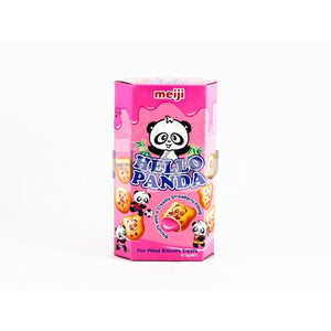 Meiji Hello Panda Biscuits Strawberry Flavour 50G ~ Snacks