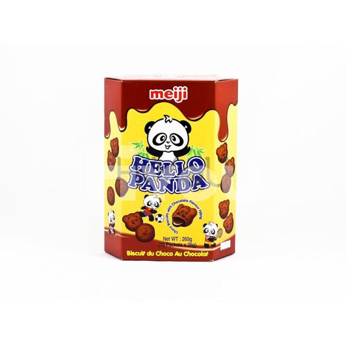 Meiji Hellow Panda Double Chocolate Biscuits 260G ~ Snacks