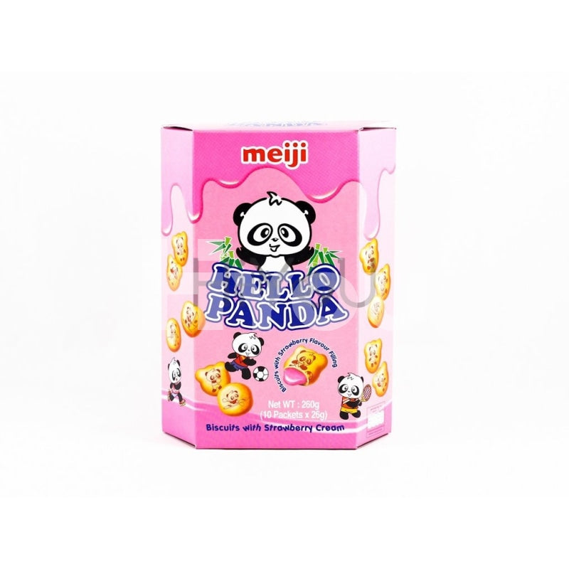 Meji Hello Panda Strawberry Flavour Biscuits 260G ~ Snacks
