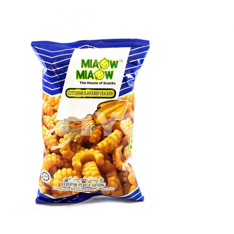 Miaow Cuttlefish Flavoured Crackers 60G ~ Snacks