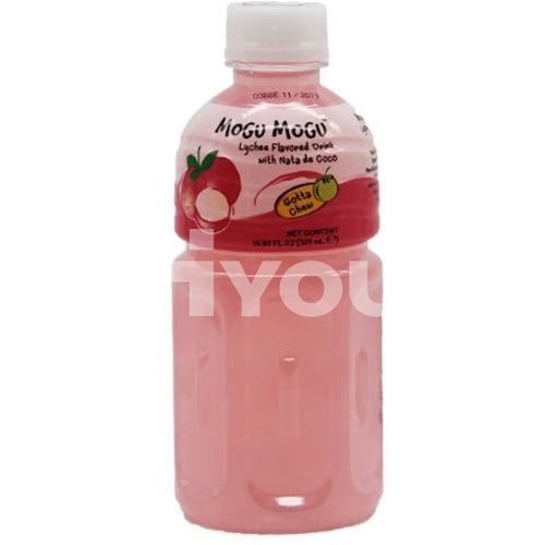 Mogu Lychee Flavored Drink With Nata De Coco 320Ml ~ Soft Drinks