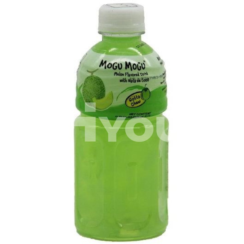Mogu Melon Flavored Drink With Nata De Coco 320Ml ~ Soft Drinks
