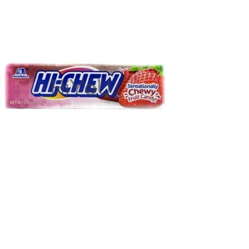 Morinaga Hi Chew Fruit Chews Strawberry Flavour 50G ~ Confectionery