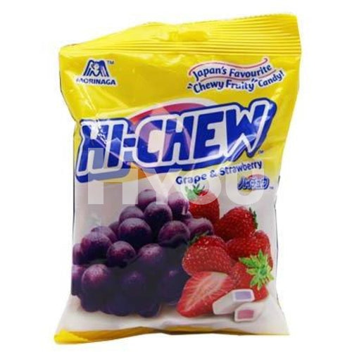 Morinaga Hi Chew Grape &strawberry 100G ~ Confectionery