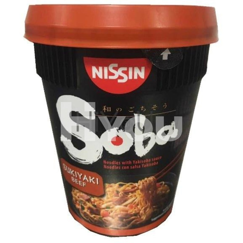 Nissin Soba Cup Beef Sukiyaki 89G ~ Instant