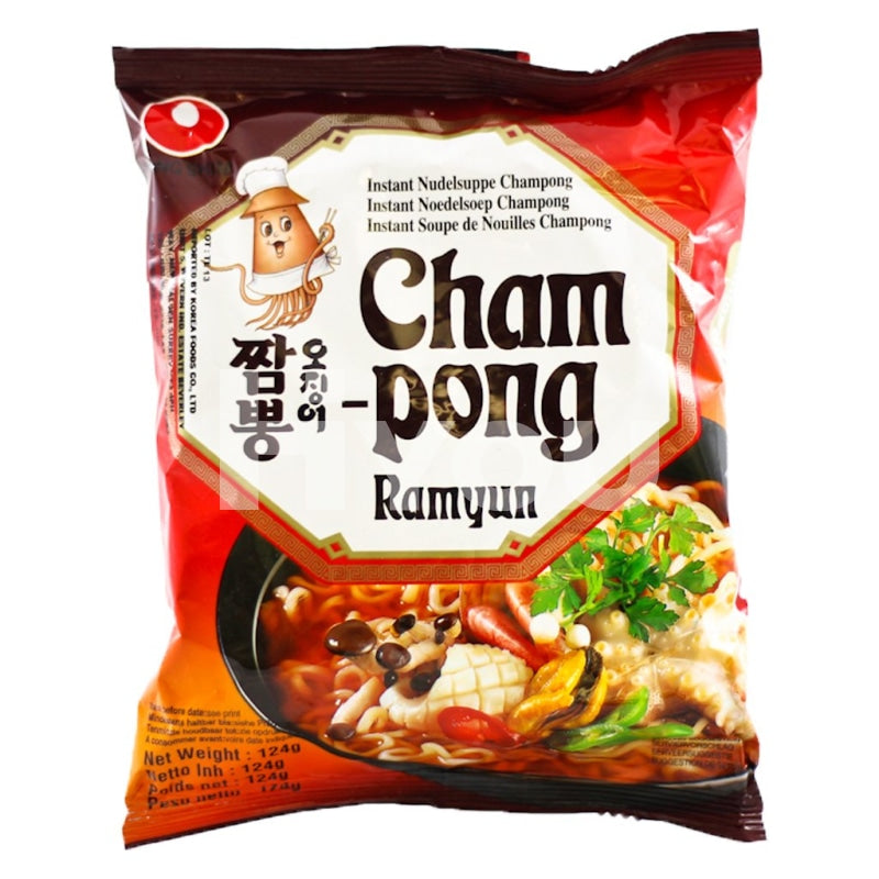 Nongshim Champong Ramyun Instant Noodle 124G ~