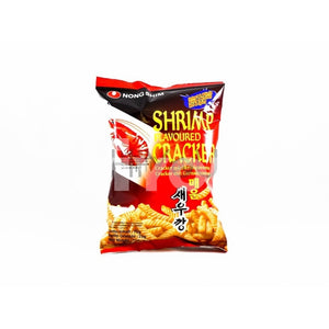 Nongshim Shrimp Flavoured Crackers Hot&amp;spicy 75G ~ Snacks