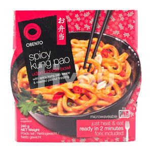 Obento Spicy Kung Bao Udon Noodle Bowl 240G ~ Instant