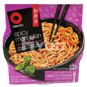 Obento Spicy Mongolian Ramen Noodle Bowl 240G ~ Instant
