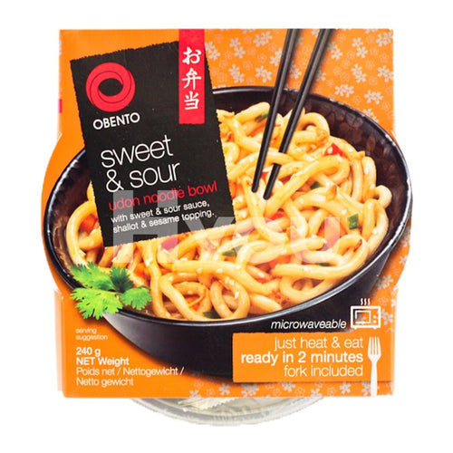 Obento Sweet And Sour Udon Noodle Bowl 240G ~ Instant