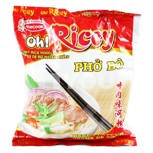 Oh!ricey Instant Rice Noodles Beef Flavour 70G ~ Oh Ricey
