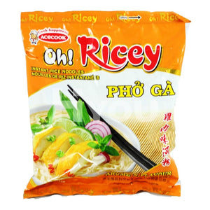 Oh!ricey Instant Rice Noodles Chicken Flavour 70G ~ Oh Ricey