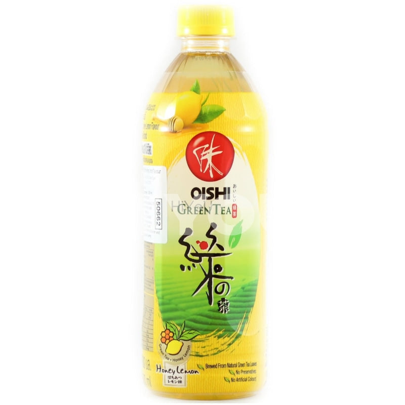 Oishi Green Tea Honey Lemon Flavour 500ml ~ Oishi 檸蜜綠茶 500ml