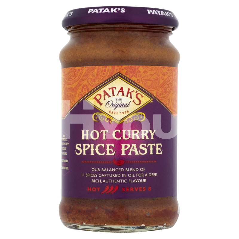 Patak Curry Masala Paste Extra Hot 283G ~ Sauces
