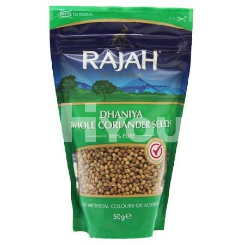 Rajah Dhaniya Whole Coriander Seeds 50G ~ Dry Seasoning