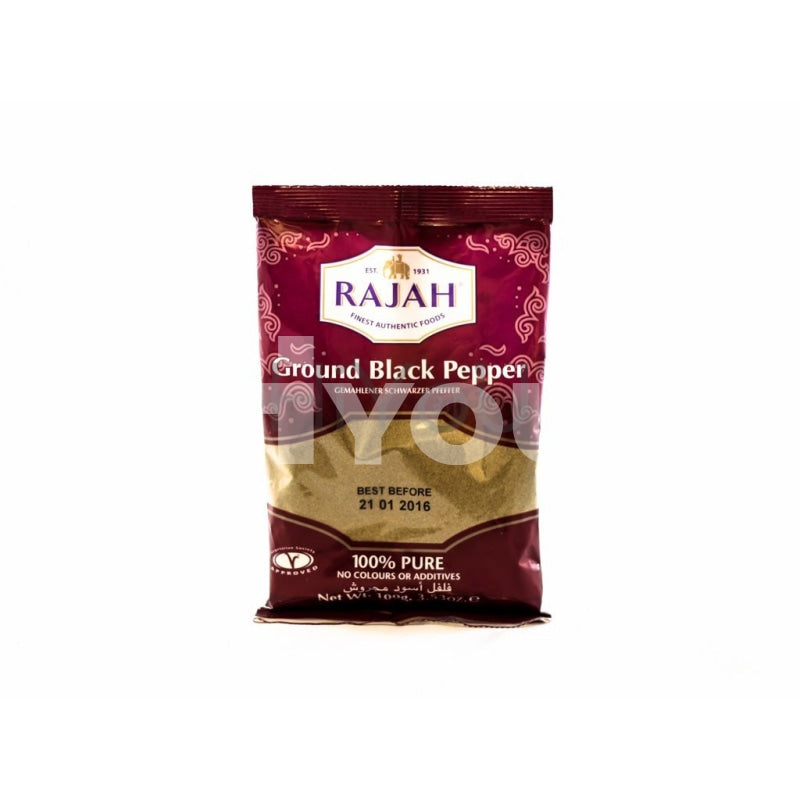 Rajah Ground Black Pepper 100G ~ Dry Seasoning