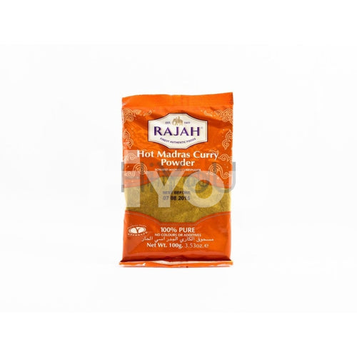 Rajah Hot Madras Curry Powder 100G ~ Sauces