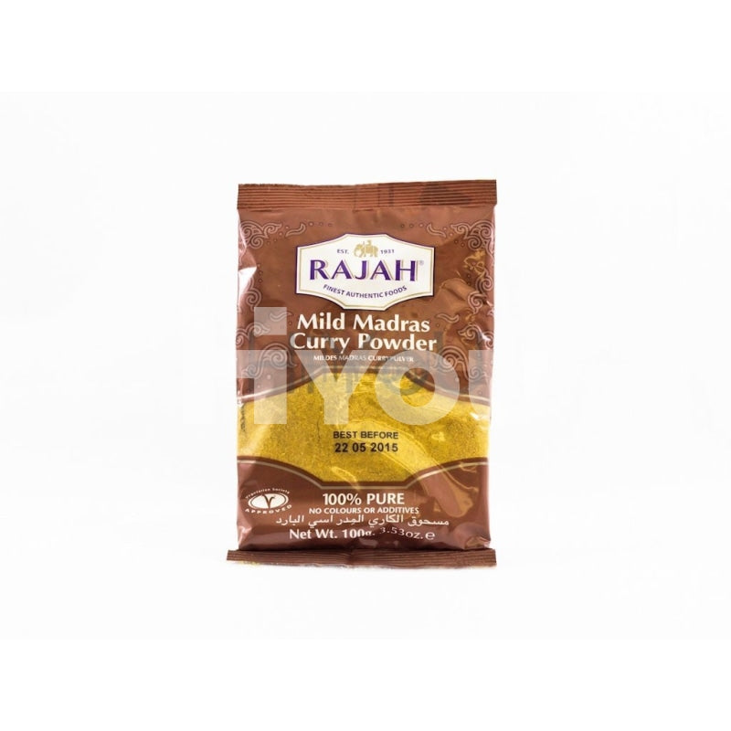 Rajah Mild Madras Curry Powder 100G ~ Sauces