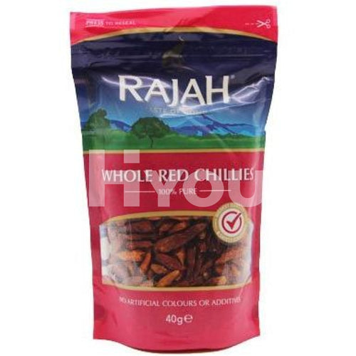 Rajah Whole Red Chillies 40G ~ Dry Seasoning