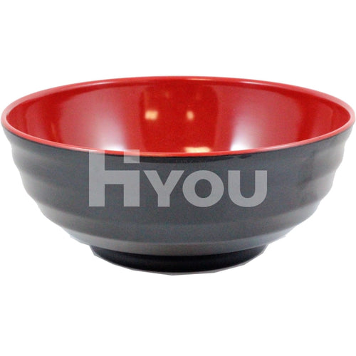 Red & Black Udon Bowl 1Pc ~ Tableware