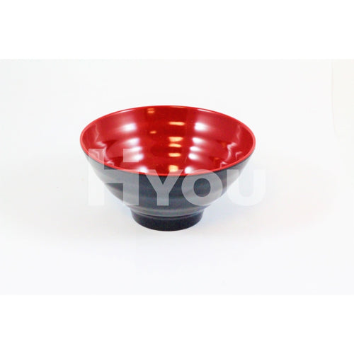 Red&black Rice/soup Bowl&b 1Pc ~ Tableware