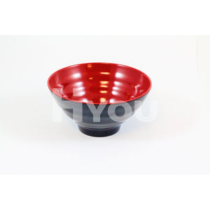 Red&amp;black Rice/soup Bowl&amp;b 1Pc ~ Tableware