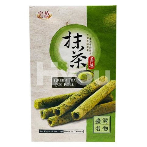 Royal Family Egg Roll Matcha Flavour 72G ~ Confectionery