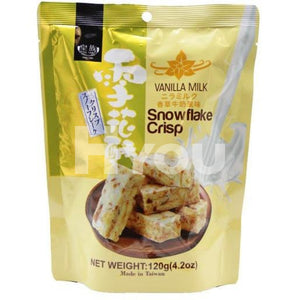 Royal Family Snowflake Crisp Vanilla Milk Flavour 120G ~ Confectionery