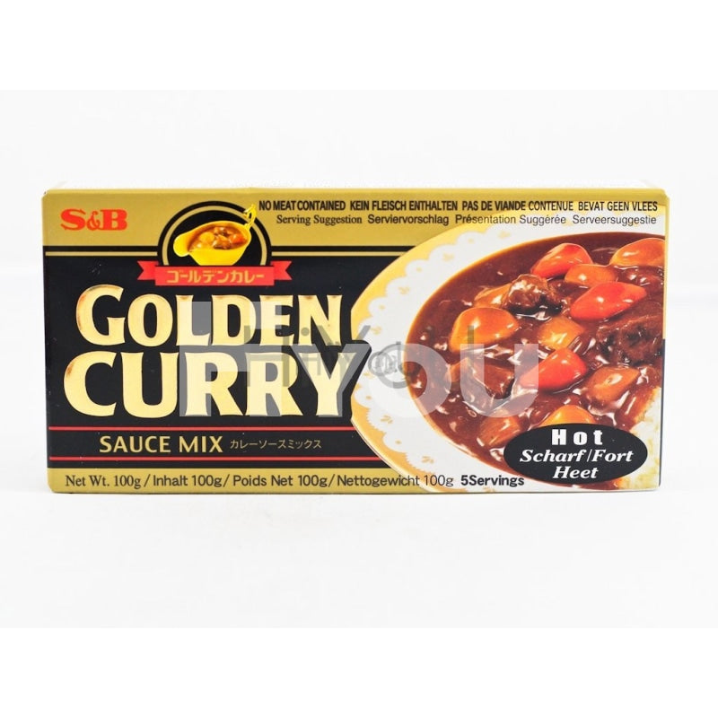 S&b Golden Curry Hot 100G ~ Sauces