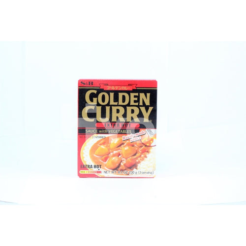 S&b Golden Curry Sauce With Vegetables Extra Hot 230G ~ S&b Sauces
