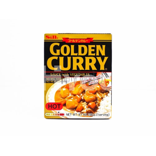 S&b Golden Curry Sauce With Vegetables Hot 230G ~ Sauces