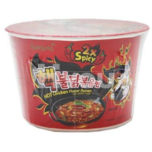 Samyang Double Spicy Chicken Ramen Big Bowl 105G ~ Instant